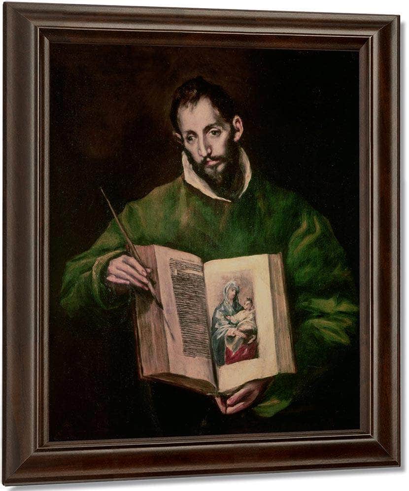 St. Luke By El Greco Fine Art Print