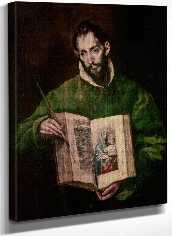 St. Luke By El Greco Fine Art Print