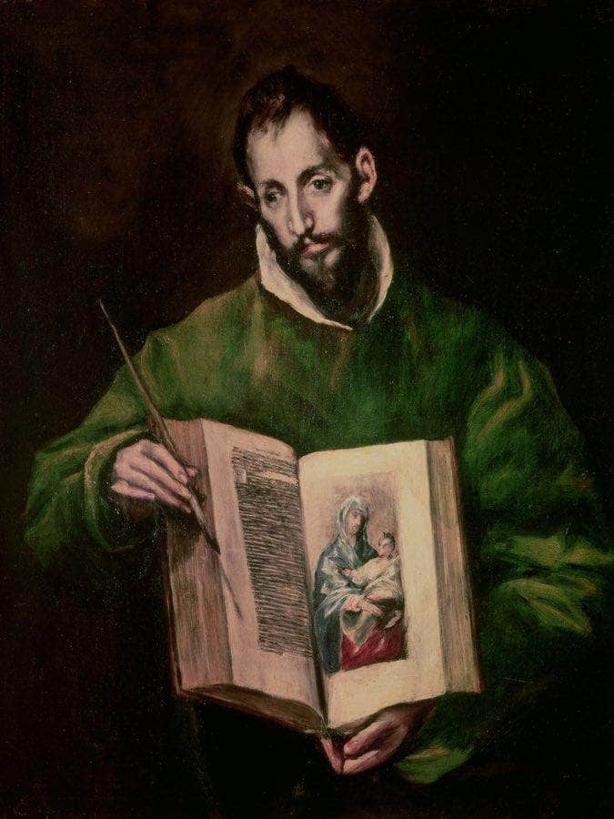 St. Luke By El Greco Fine Art Print