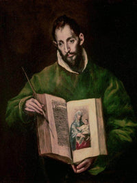 St. Luke By El Greco Fine Art Print