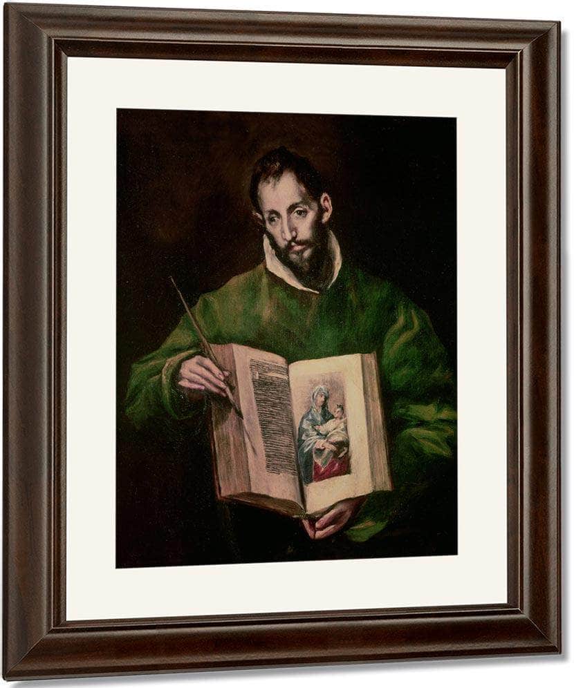 St. Luke By El Greco Fine Art Print