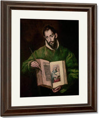 St. Luke By El Greco Fine Art Print