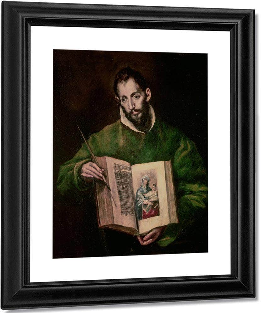 St. Luke By El Greco Fine Art Print