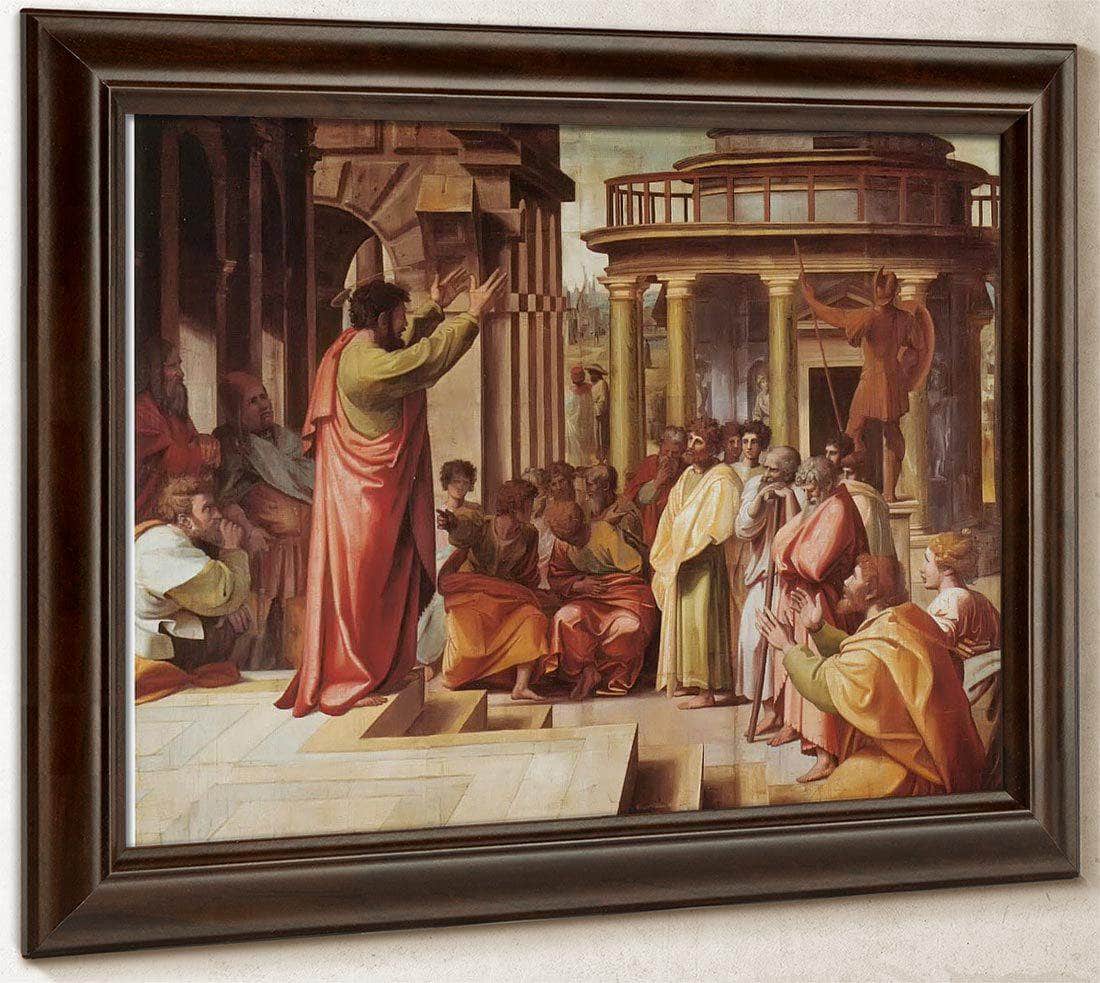 St Paul Preaching To The Athenians Fine Art Print