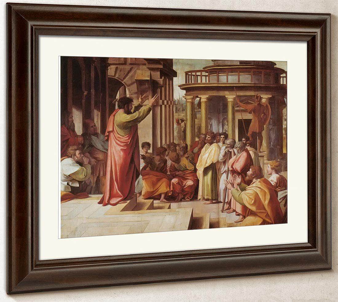 St Paul Preaching To The Athenians Fine Art Print