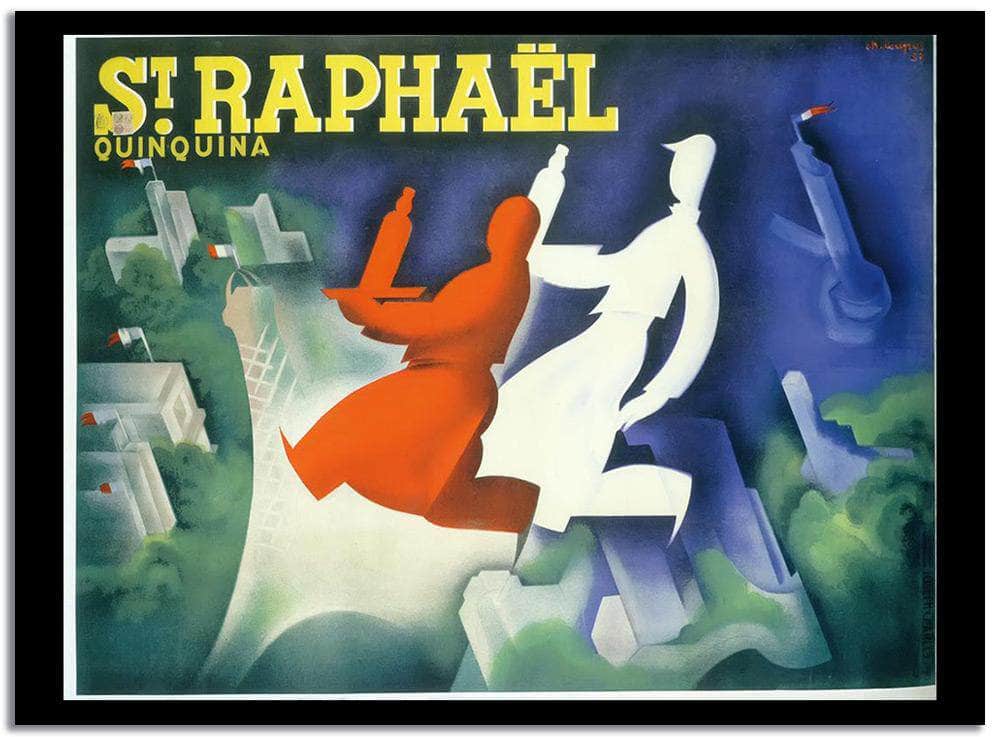 St. Raphael  Vintage Poster Fine Art Print