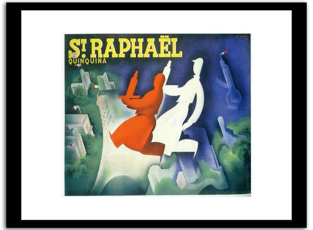St. Raphael  Vintage Poster Fine Art Print