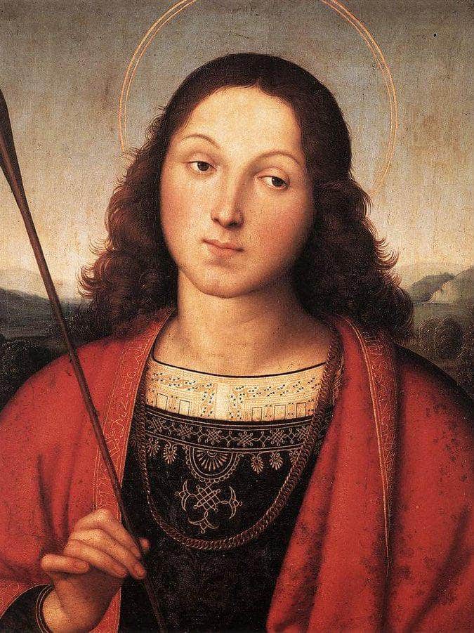 St Sebastian 1501 By Raphael Sanzio Fine Art Print