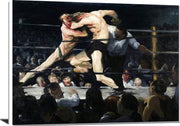 Stag At Sharkey's Painting George Wesley Bellows Canvas Art Fine Art Print
