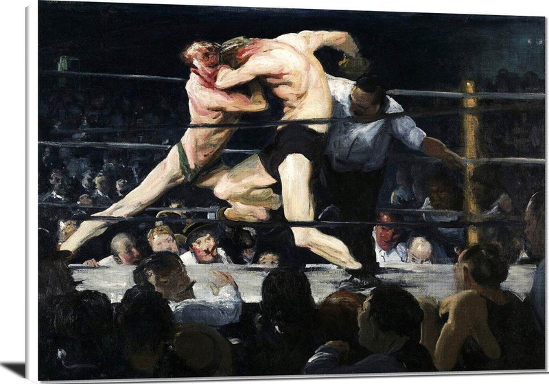 Stag At Sharkey's Painting George Wesley Bellows Canvas Art Fine Art Print