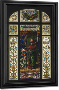 Stained Glass Window From The Mrs. George T. Bliss House New York By John La Farge Fine Art Print