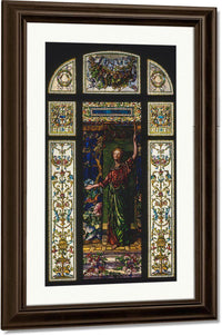 Stained Glass Window From The Mrs. George T. Bliss House New York By John La Farge Fine Art Print