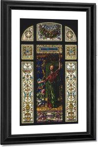 Stained Glass Window From The Mrs. George T. Bliss House New York By John La Farge Fine Art Print