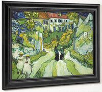 Stairway At Auvers 2 By Vincent Van Gogh Fine Art Print
