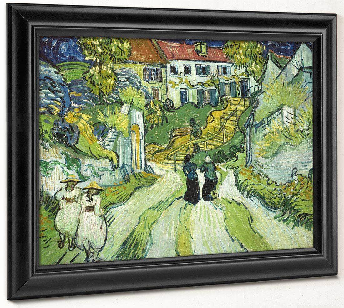 Stairway At Auvers By Vincent Van Gogh Fine Art Print