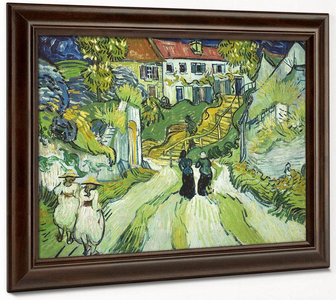 Stairway At Auvers By Vincent Van Gogh Fine Art Print