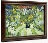 Stairway At Auvers By Vincent Van Gogh Fine Art Print