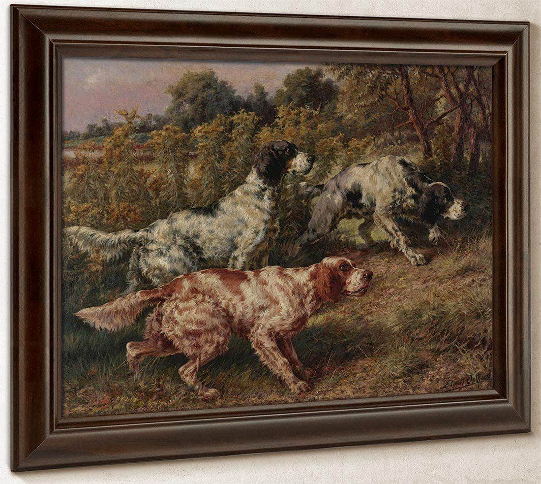 Stalking Setters By Edmund Henry Osthaus Fine Art Print