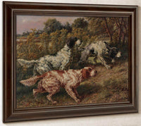Stalking Setters By Edmund Henry Osthaus Fine Art Print