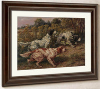Stalking Setters By Edmund Henry Osthaus Fine Art Print