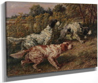Stalking Setters By Edmund Henry Osthaus Fine Art Print