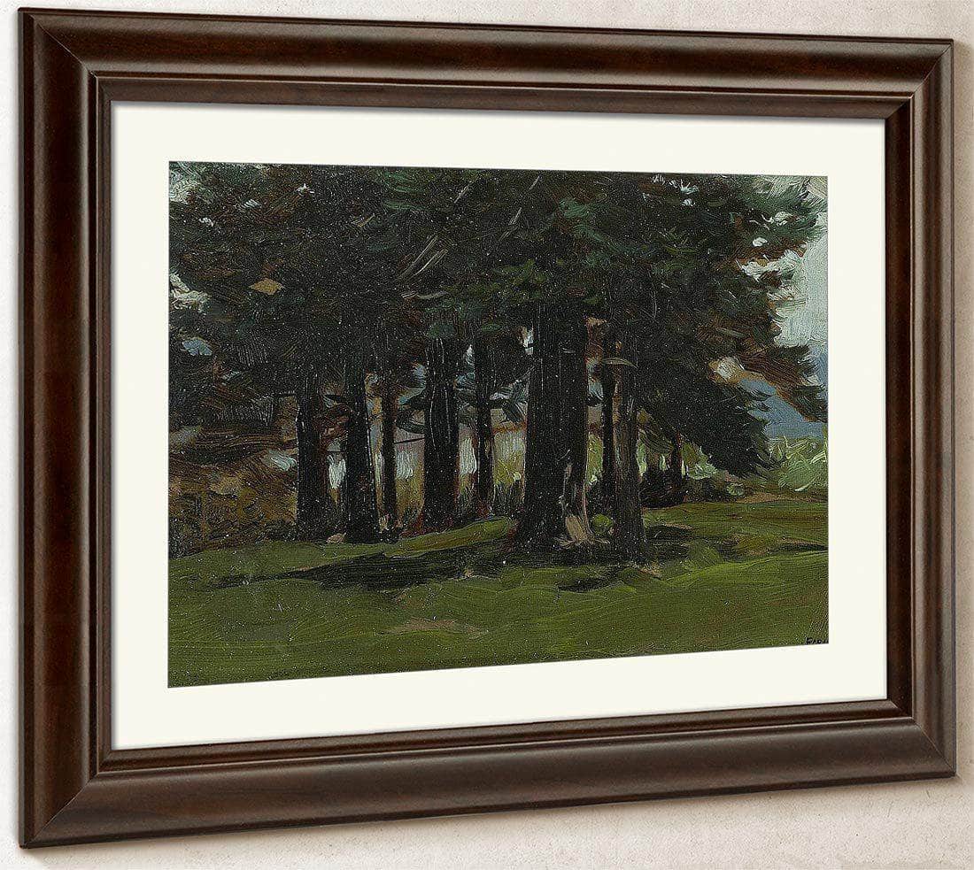 Stand Of Trees, 1904 By Henry F. Farny Fine Art Print