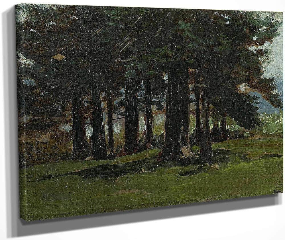 Stand Of Trees, 1904 By Henry F. Farny Fine Art Print