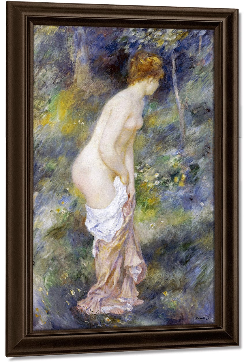 Standing Bather By Pierre Auguste Renoir Fine Art Print