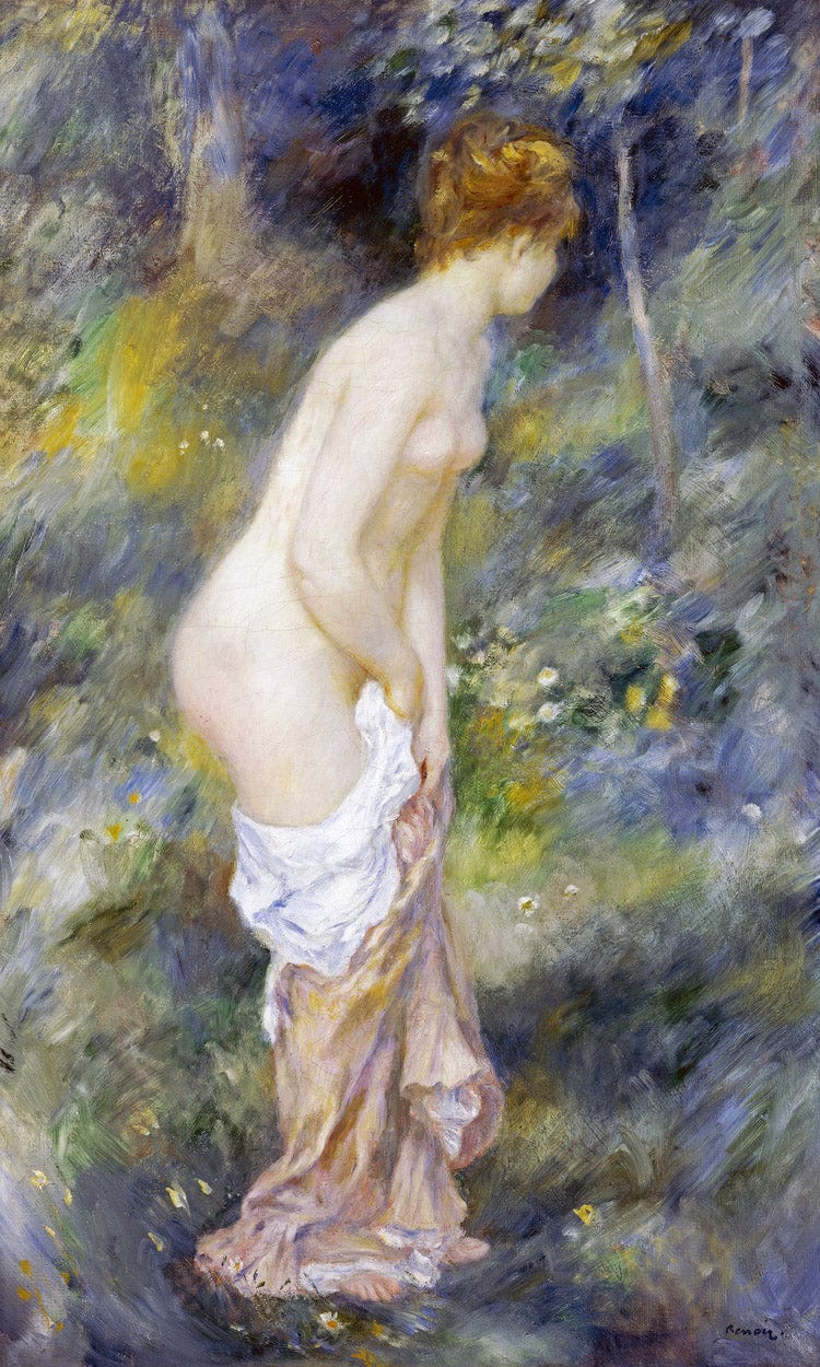 Standing Bather By Pierre Auguste Renoir Fine Art Print