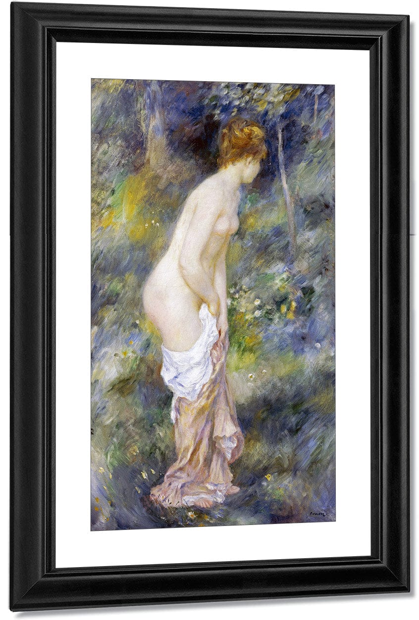 Standing Bather By Pierre Auguste Renoir Fine Art Print
