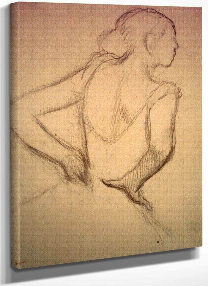 Standing Dancer By Edgar Degas Fine Art Print