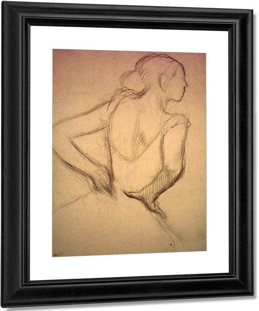 Standing Dancer By Edgar Degas Fine Art Print