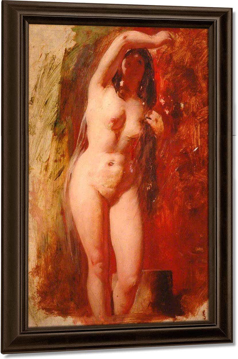 Standing Female Nude 3 By William Etty Fine Art Print