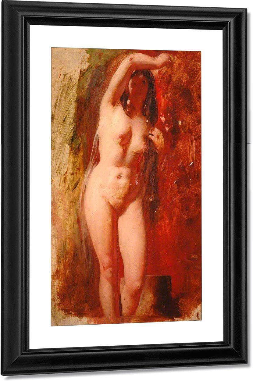 Standing Female Nude 3 By William Etty Fine Art Print