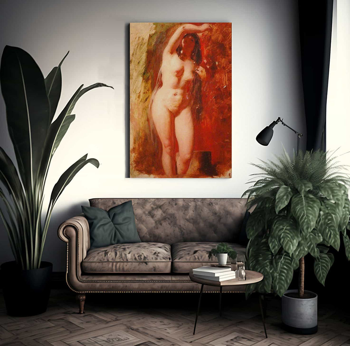 Standing Female Nude 3 By William Etty Fine Art Print