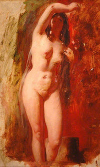 Standing Female Nude 3 By William Etty Fine Art Print