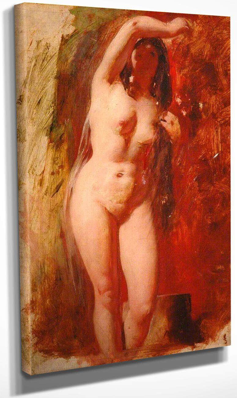 Standing Female Nude 3 By William Etty Fine Art Print