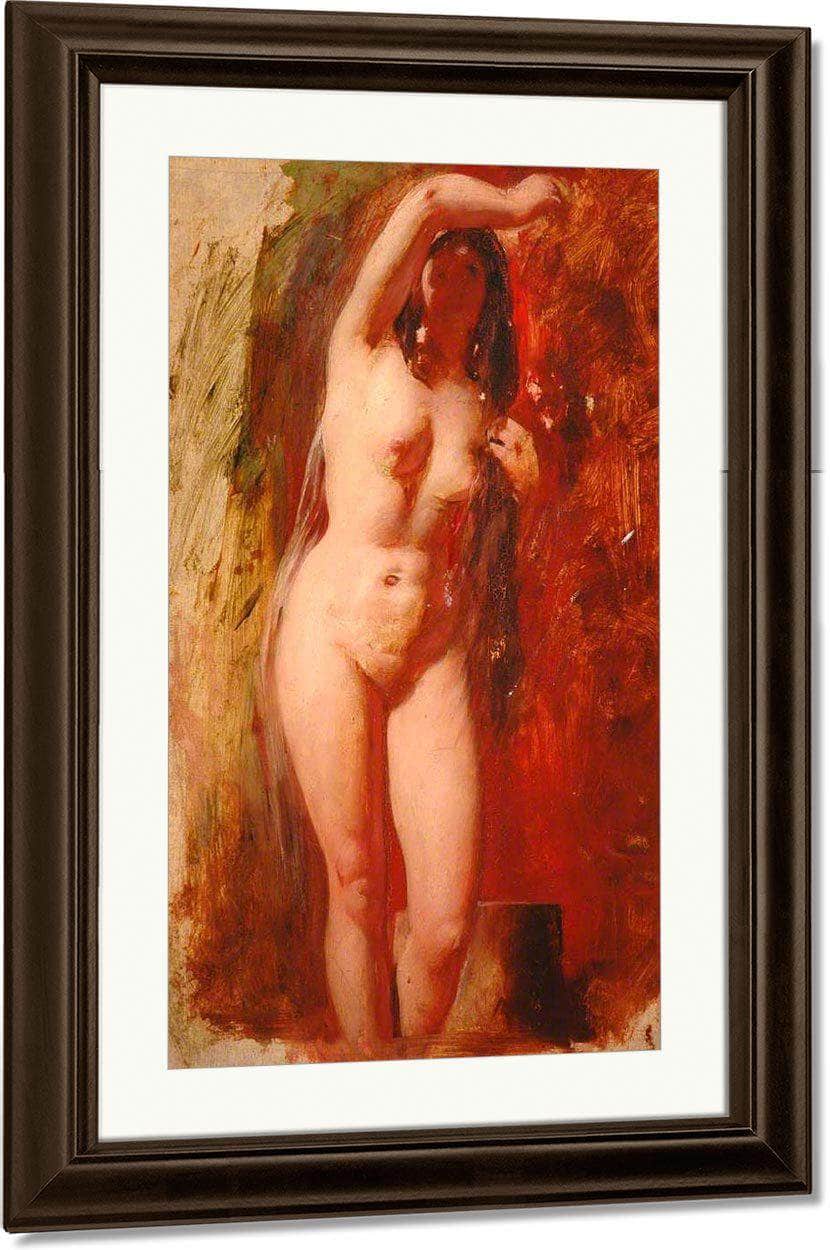 Standing Female Nude 3 By William Etty Fine Art Print