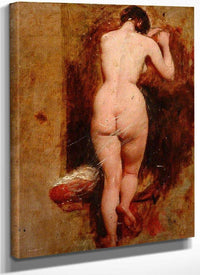 Standing Female Nude, Back View By William Etty Fine Art Print