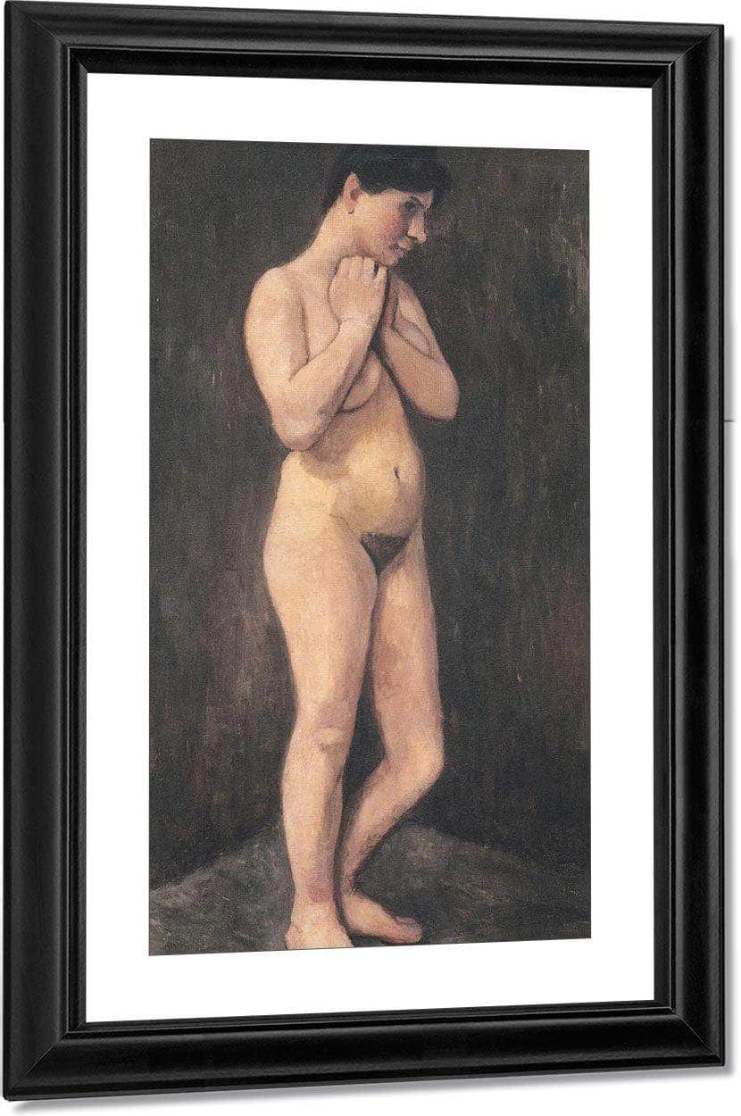 Standing Female Nude By Paula Modersohn Becker Fine Art Print