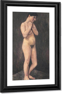 Standing Female Nude By Paula Modersohn Becker Fine Art Print