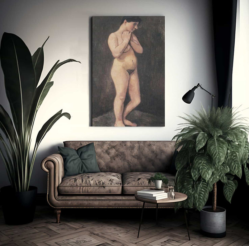 Standing Female Nude By Paula Modersohn Becker Fine Art Print
