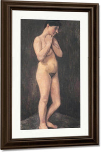 Standing Female Nude By Paula Modersohn Becker Fine Art Print
