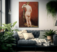 Standing Female Nude By William Etty Fine Art Print