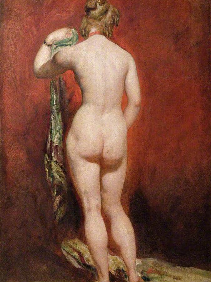 Standing Female Nude By William Etty Fine Art Print