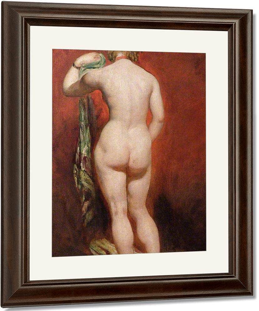 Standing Female Nude By William Etty Fine Art Print