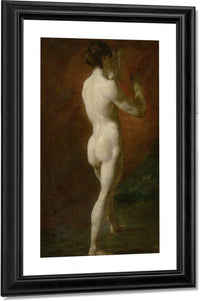 Standing Female Nude Seen From Behind By William Etty Fine Art Print