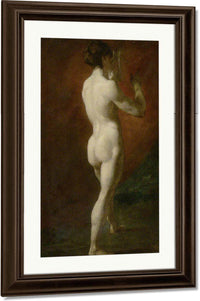 Standing Female Nude Seen From Behind By William Etty Fine Art Print