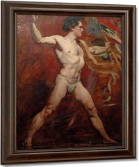 Standing Male Nude 2 By William Etty Fine Art Print