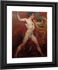 Standing Male Nude 2 By William Etty Fine Art Print
